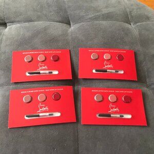 Christian Louboutin Lipstick Samples x 4